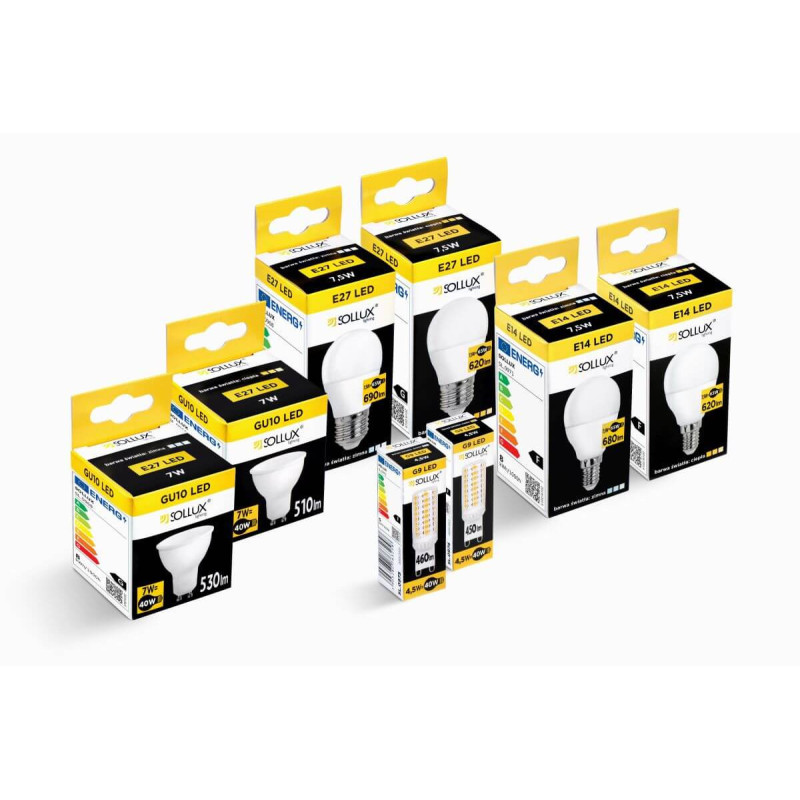 Żarówka LED E27 4000K 7,5W 690 lm SL.0969 Sollux
