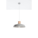 Lampa Wisząca Afra Szary SL.0282 Sollux
