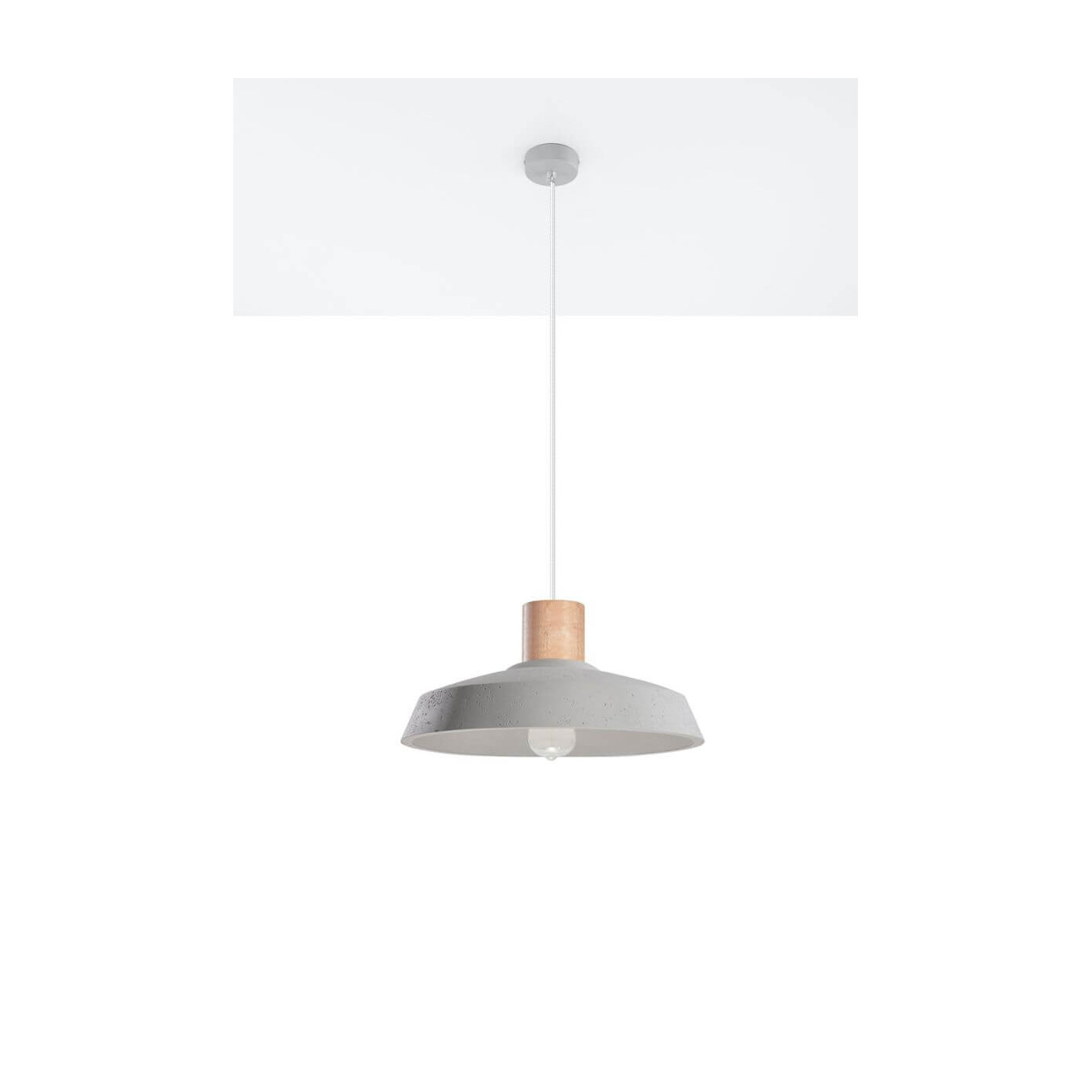 Lampa Wisząca Afra Szary SL.0282 Sollux