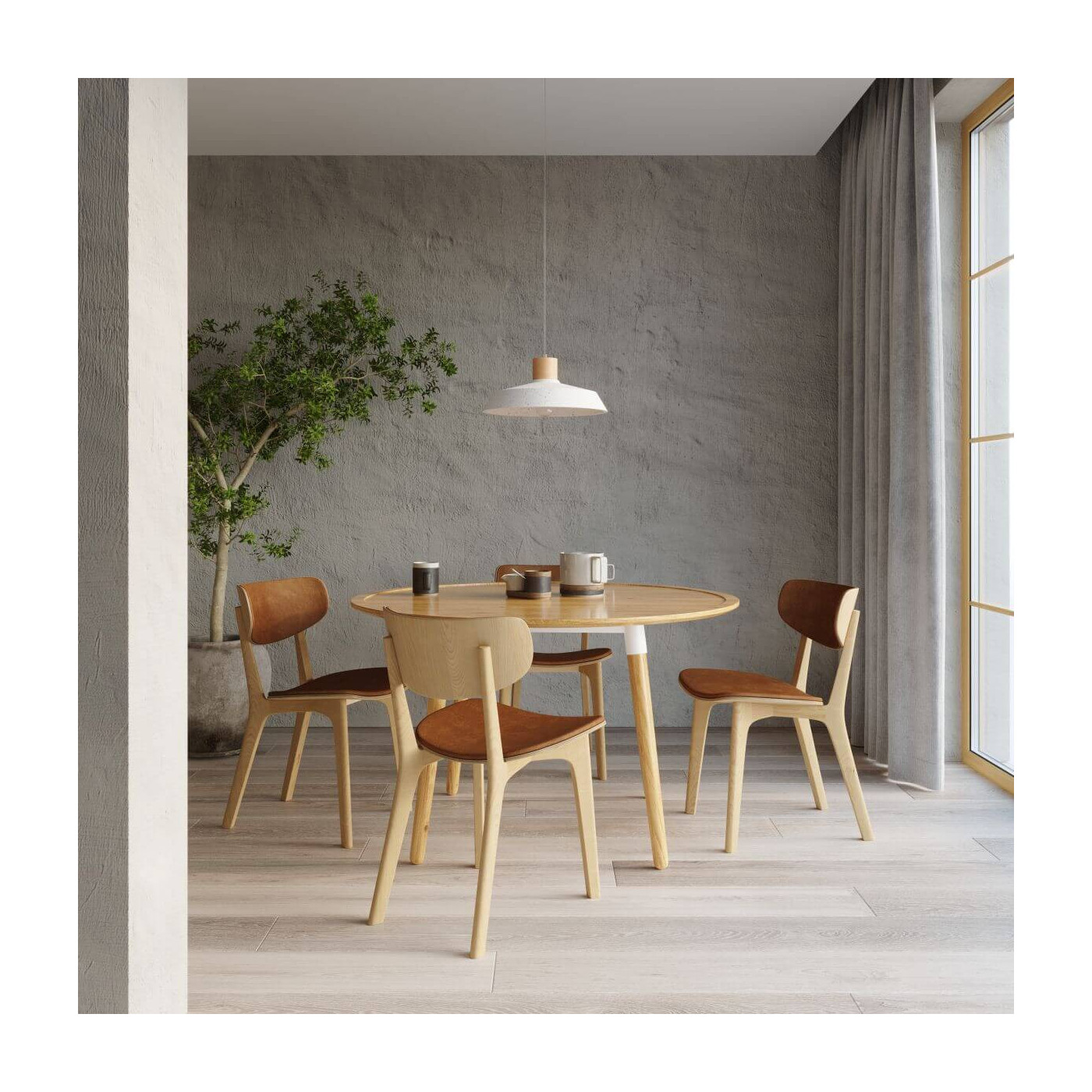 Lampa Wisząca Afra Szary SL.0282 Sollux