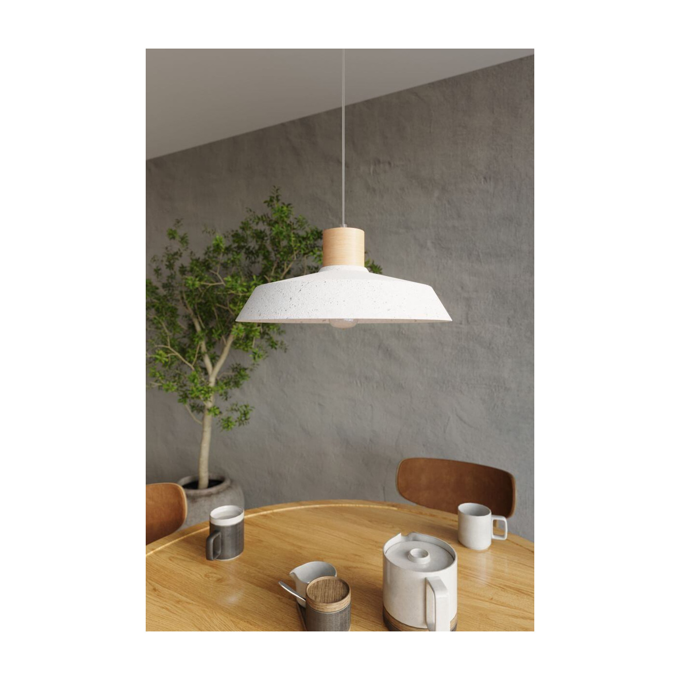 Lampa Wisząca Afra Szary SL.0282 Sollux