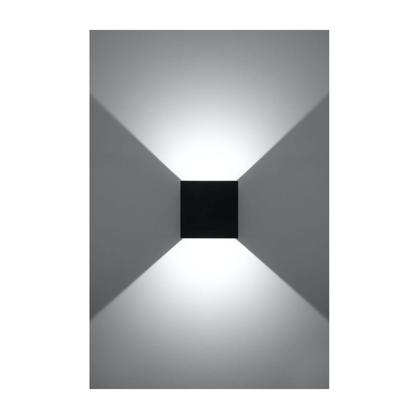 Kinkiet LUCA Czarny LED IP54 SL.0545 Sollux