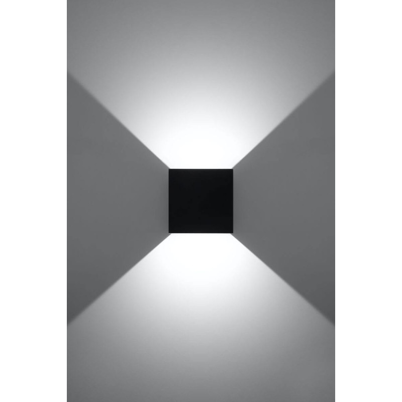 Kinkiet LUCA Czarny LED IP54 SL.0545 Sollux