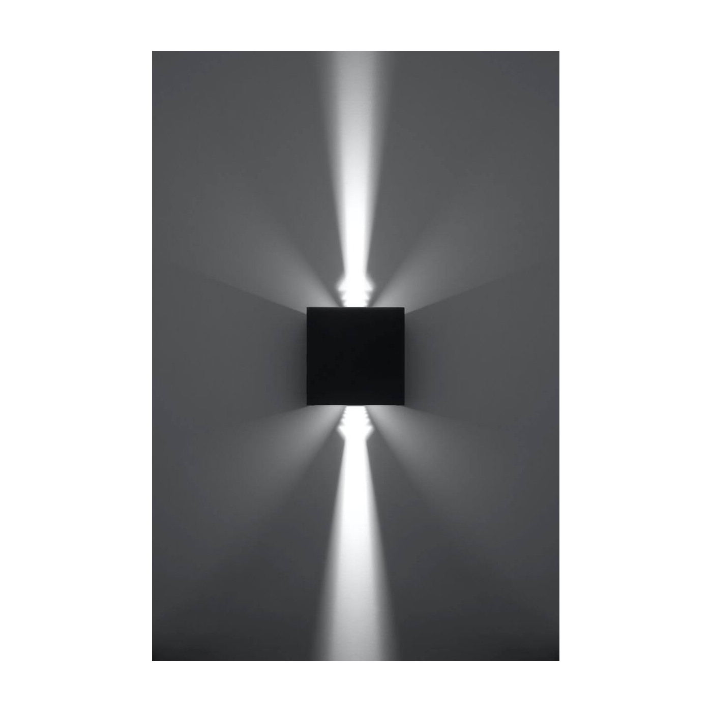 Kinkiet LUCA Czarny LED IP54 SL.0545 Sollux