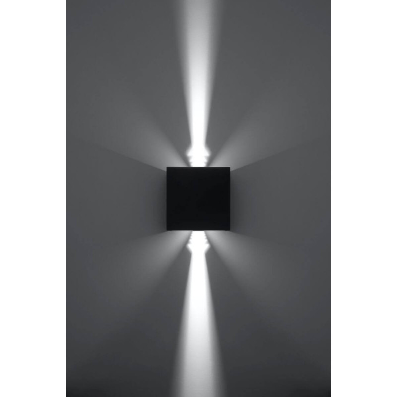 Kinkiet LUCA Czarny LED IP54 SL.0545 Sollux
