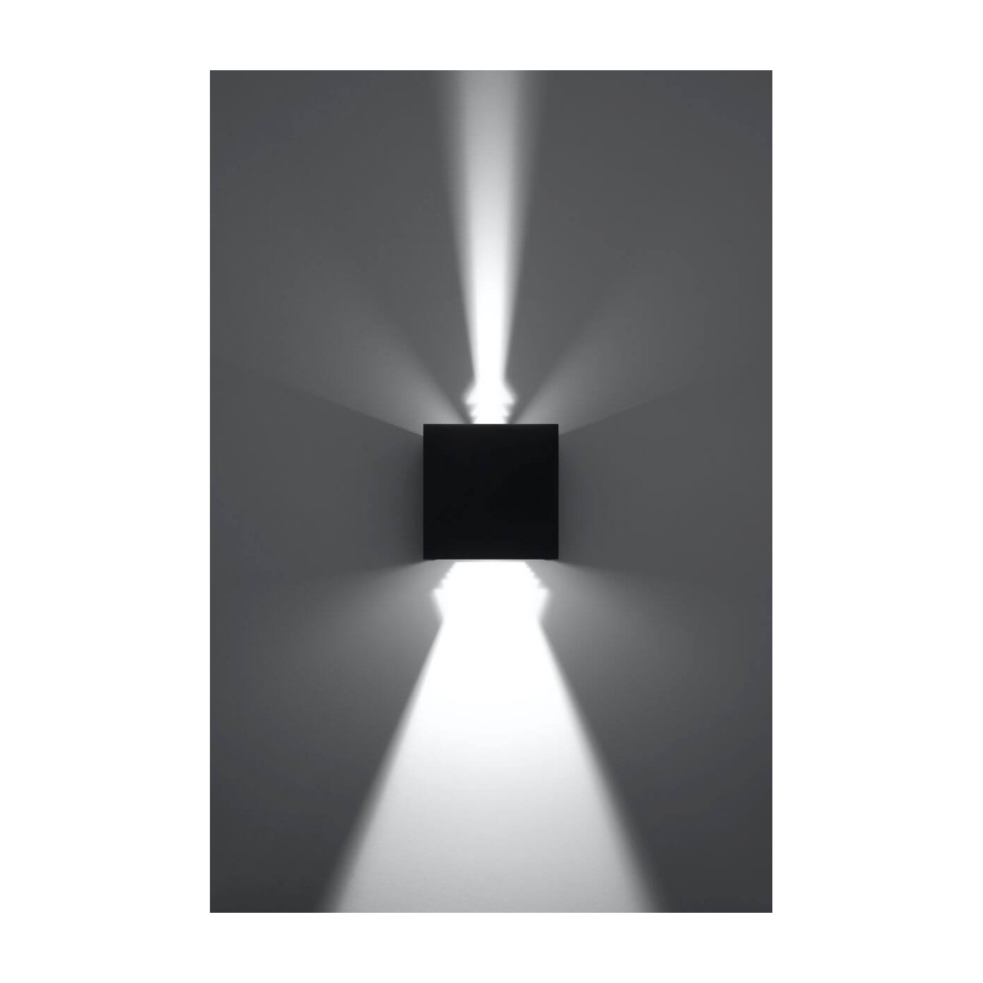 Kinkiet LUCA Czarny LED IP54 SL.0545 Sollux