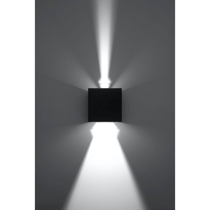 Kinkiet LUCA Czarny LED IP54 SL.0545 Sollux