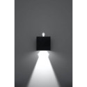 Kinkiet LUCA Czarny LED IP54 SL.0545 Sollux