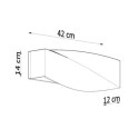 Kinkiet Sigma Beton SL.0644 Sollux