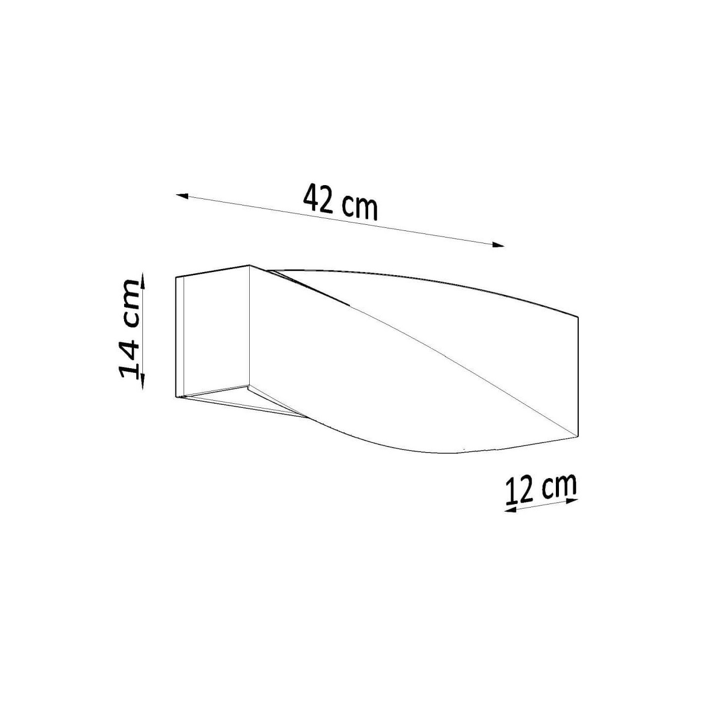 Kinkiet Sigma Beton SL.0644 Sollux