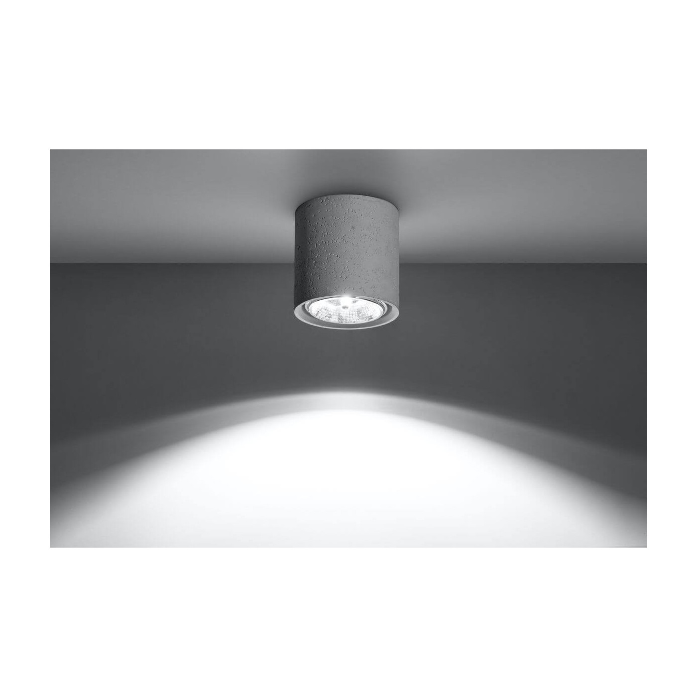 Plafon Cullo 140 Beton SL.0645 Sollux