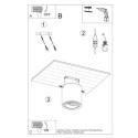 Plafon Cullo 140 Beton SL.0645 Sollux