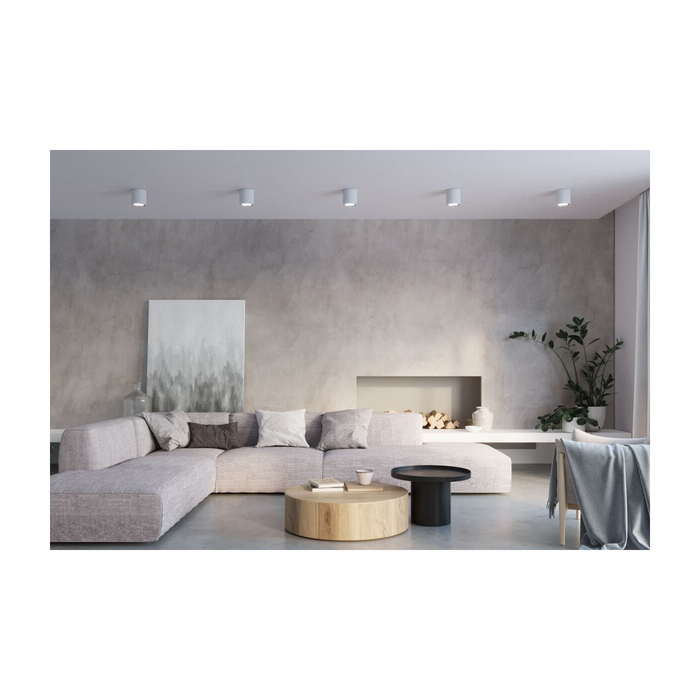 Plafon Cullo 140 Beton SL.0645 Sollux