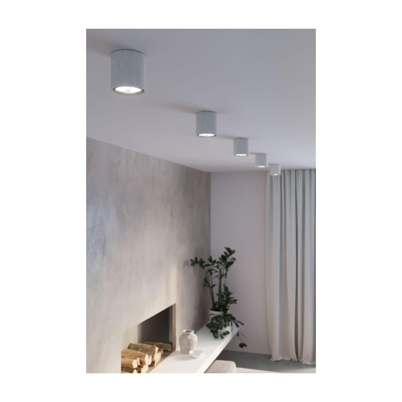 Plafon Cullo 140 Beton SL.0645 Sollux