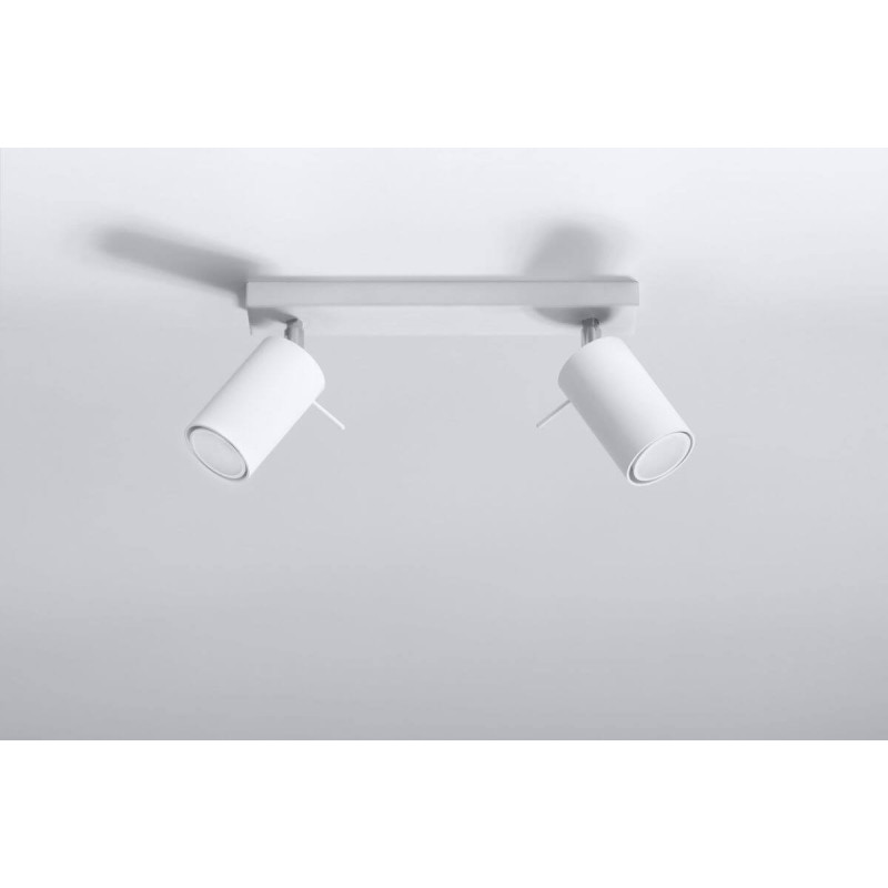 Plafon Ring 2 Biały SL.0088 Sollux