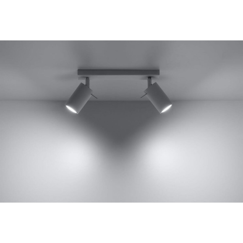 Plafon Ring 2 Biały SL.0088 Sollux