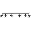 Plafon Merida 6L Czarny SL.0460 Sollux