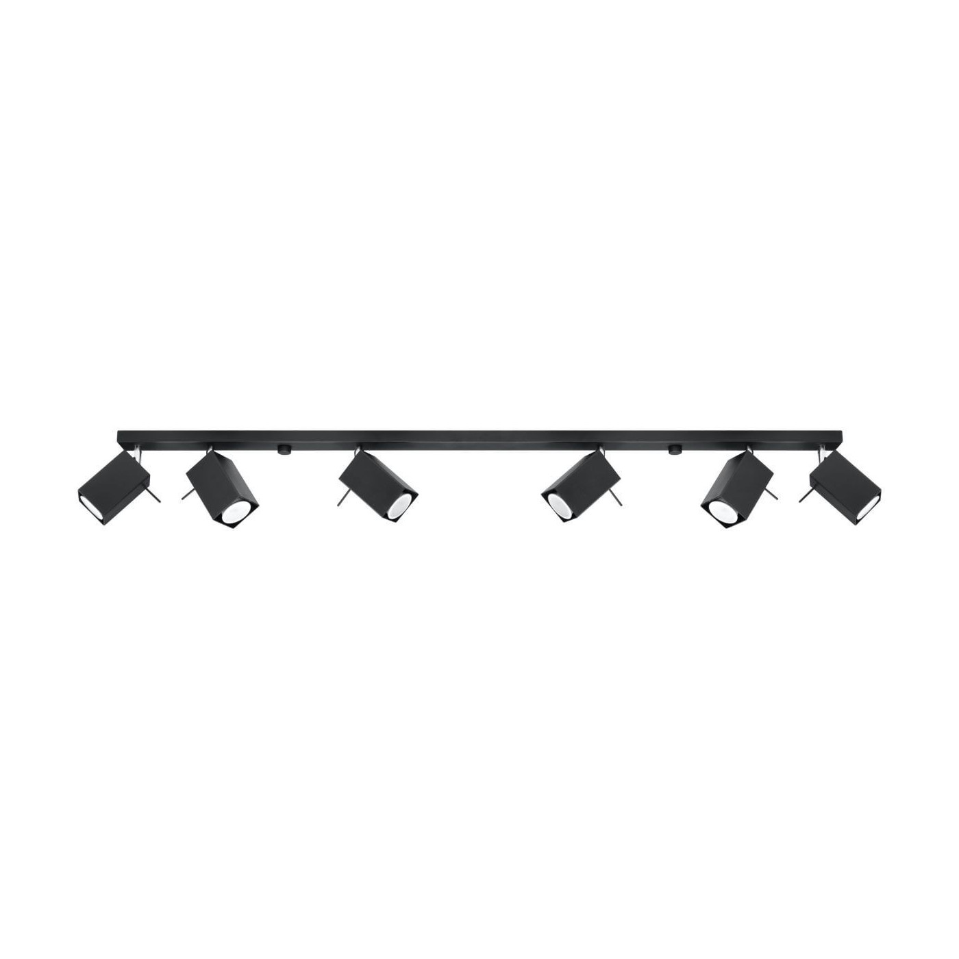 Plafon Merida 6L Czarny SL.0460 Sollux