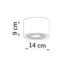 Plafon Basic 1 Beton SL.0881 Sollux