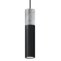Lampa Wisząca Borgio 1 Czarny SL.0650 Sollux