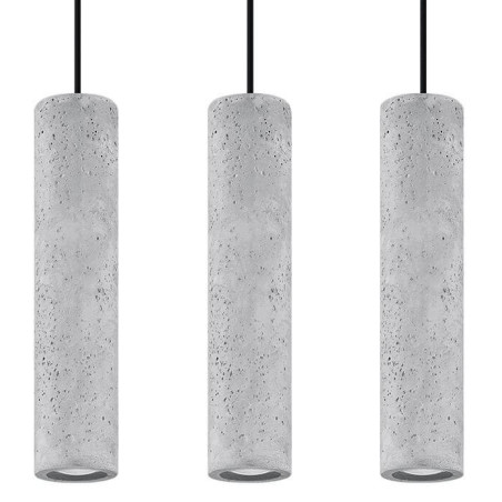 Lampa Wisząca Luvo Szary 3 SL.0655 Sollux
