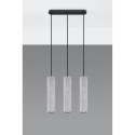 Lampa Wisząca Luvo Szary 3 SL.0655 Sollux