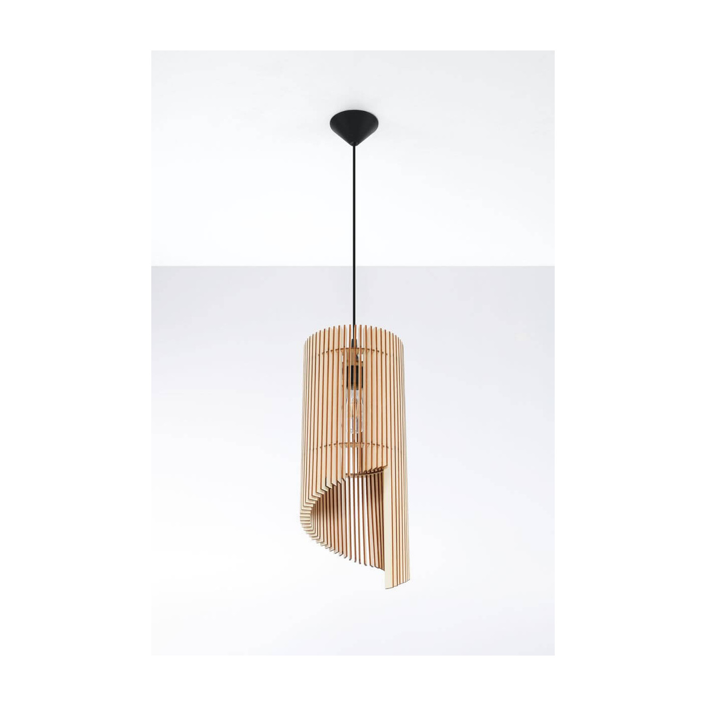 Lampa Wisząca Alexia Naturalne Drewno SL.0640 Sollux