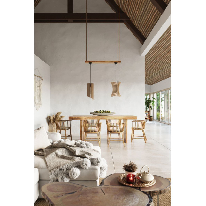 Lampa Wisząca Alexia Naturalne Drewno SL.0640 Sollux