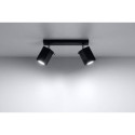 Plafon Merida 2 Czarny SL.0100 Sollux