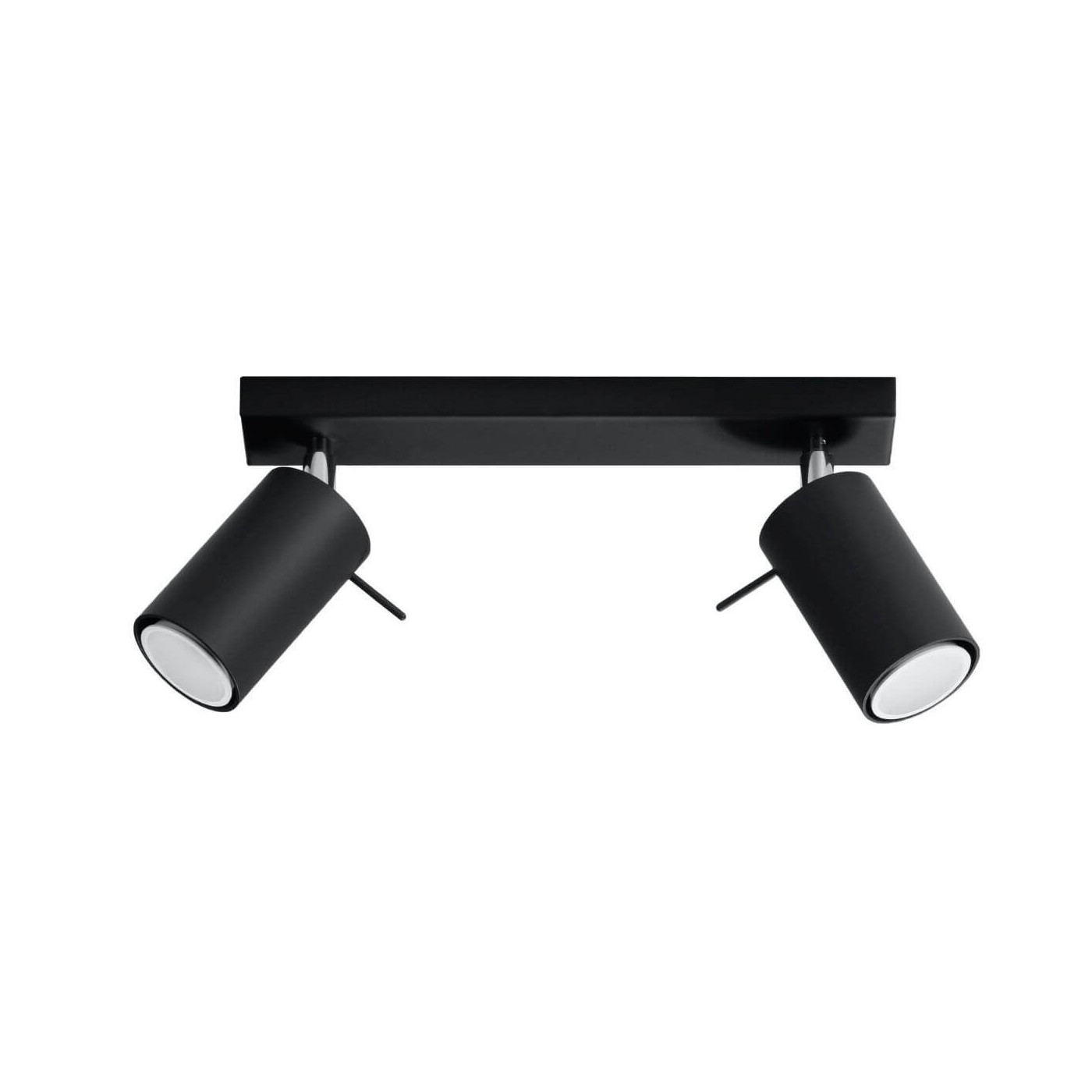 Plafon Ring 2 Czarny SL.0092 Sollux