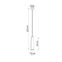 Lampa Wisząca Ceramiczna Electra SL.0845 Sollux