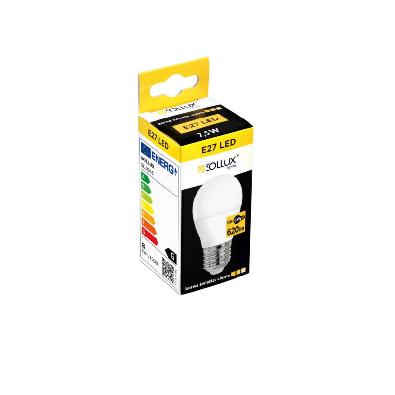 Żarówka LED E27 3000K 7,5W 620lm SL.0968 Sollux