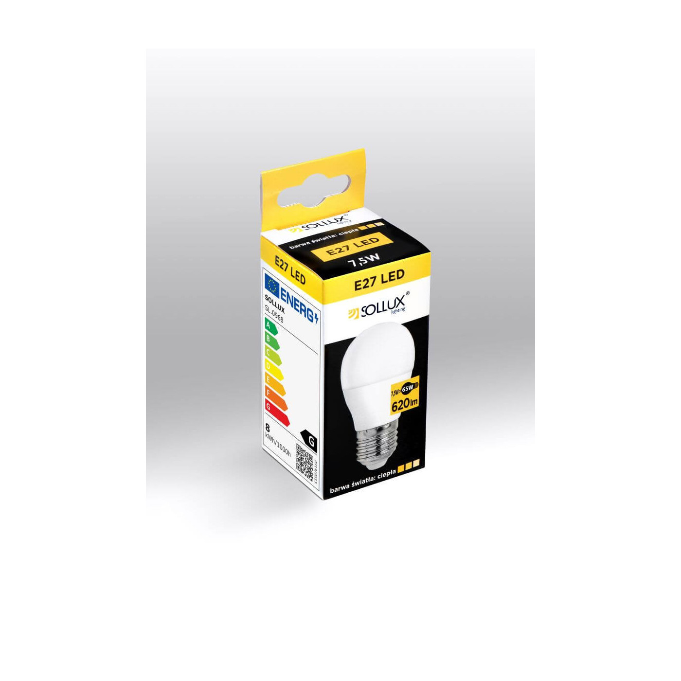 Żarówka LED E27 3000K 7,5W 620lm SL.0968 Sollux