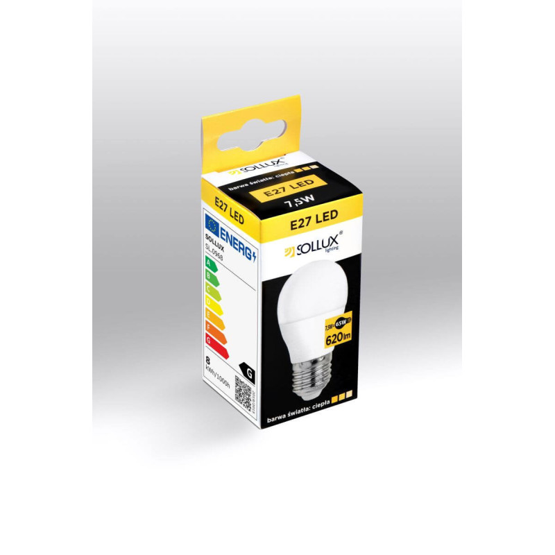 Żarówka LED E27 3000K 7,5W 620lm SL.0968 Sollux