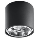 Plafon Tiube Czarny SL.0697 Sollux