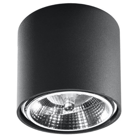Plafon Tiube Czarny SL.0697 Sollux