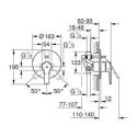 Jednouchwytowa Bateria Wannowa Start FastFixation 23558002 Grohe