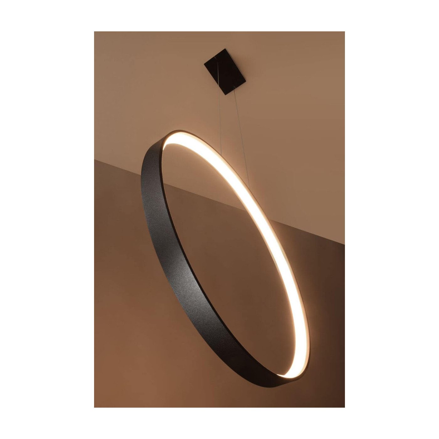Lampa Wisząca Rio 78 Czarny LED 3000K TH.118 Sollux