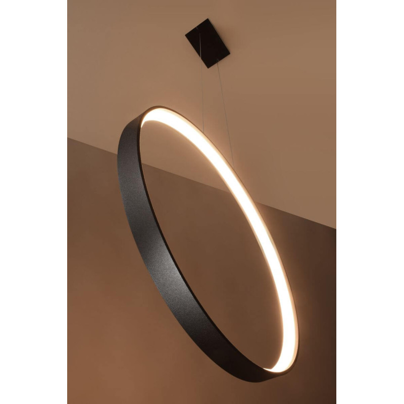 Lampa Wisząca Rio 78 Czarny LED 3000K TH.118 Sollux