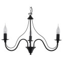 Żyrandol Minerwa 3 Czarny SL.0217 Sollux