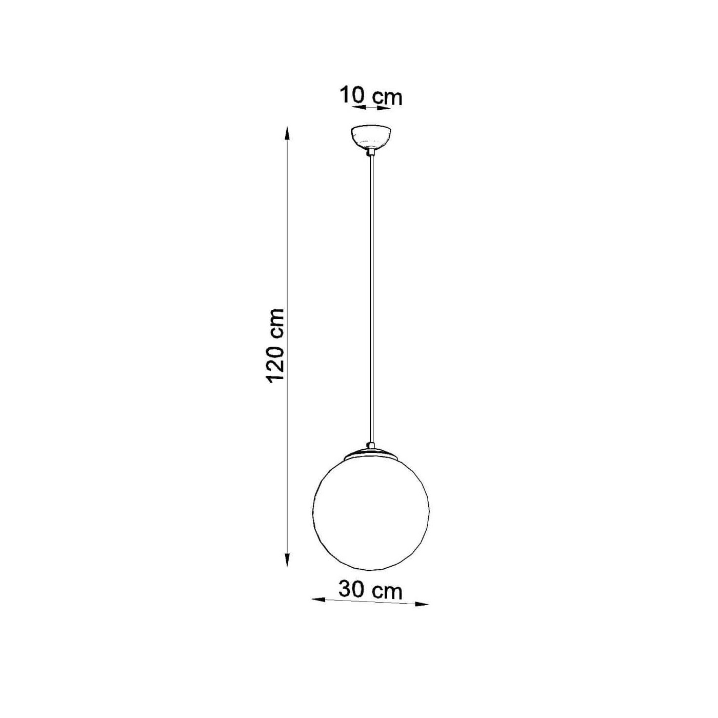 Lampa Wisząca Ugo 30 Chrom SL.0264 Sollux