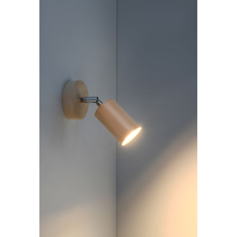 Kinkiet Berg Naturalne Drewno SL.0701 Sollux