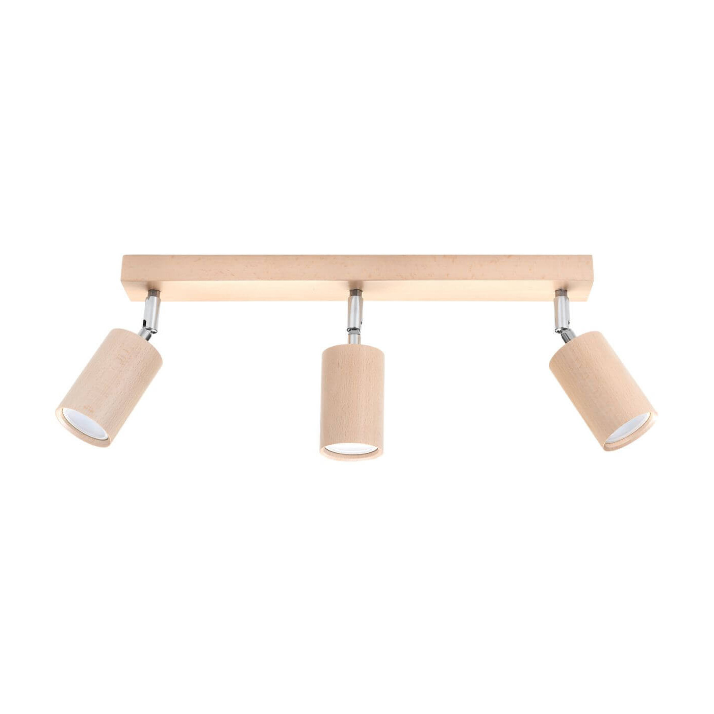 Plafon Berg 3 Naturalne Drewno SL.0703 Sollux