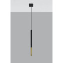 Lampa Wisząca Mozaica 1 Czarny/Złoty SL.0891 Sollux