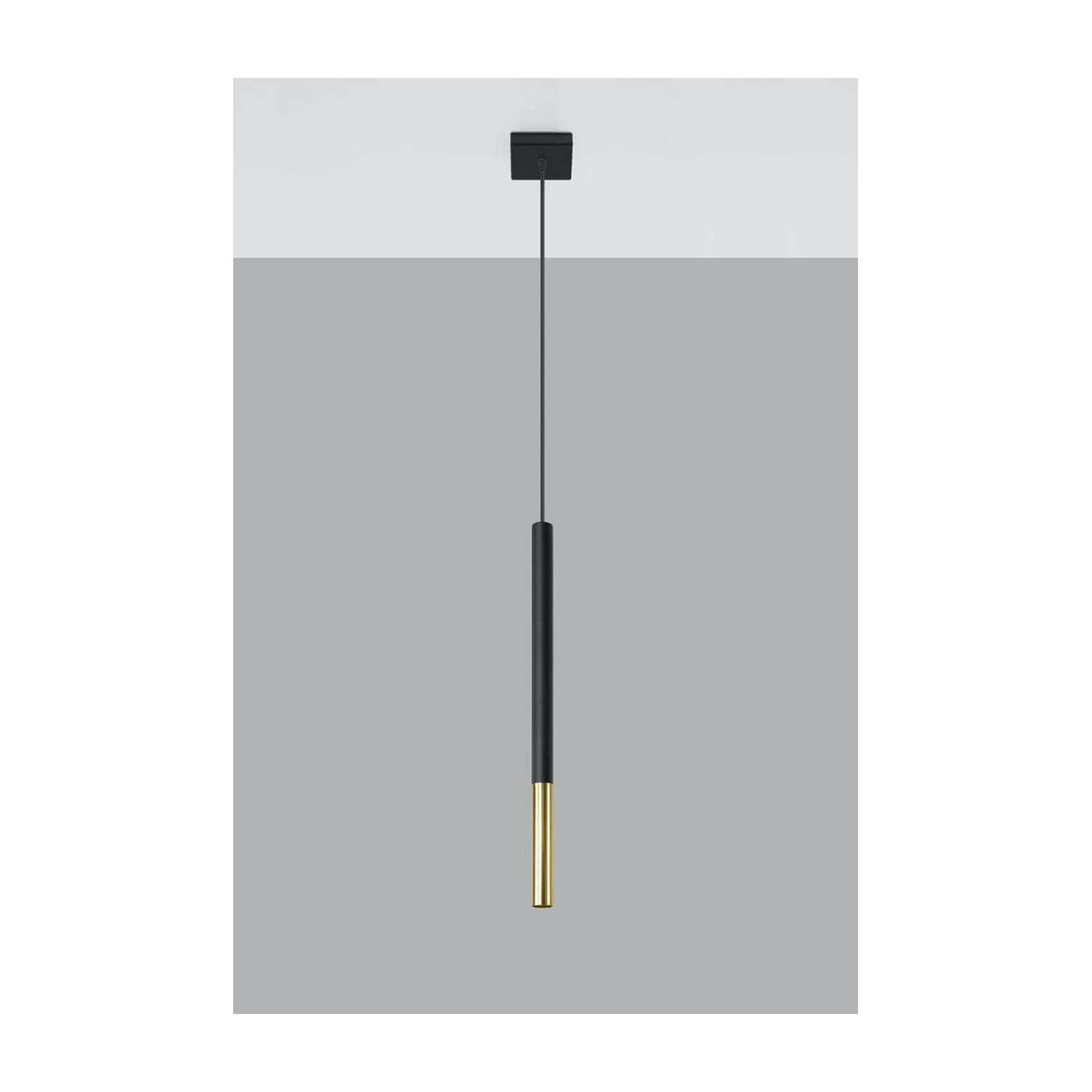 Lampa Wisząca Mozaica 1 Czarny/Złoty SL.0891 Sollux