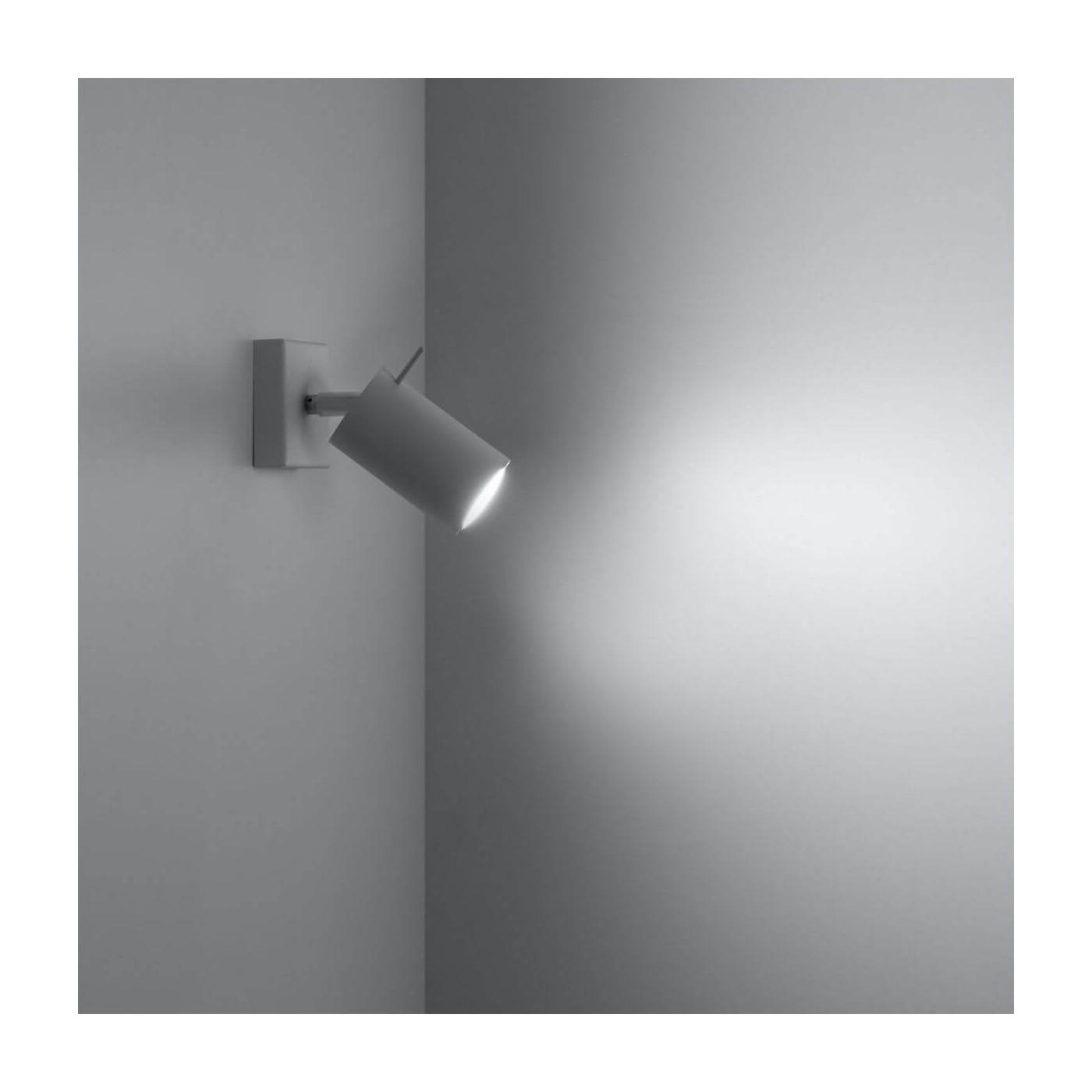 Kinkiet Ring Biały SL.0087 Sollux