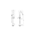 Bateria Wannowa Wolnostojąca Origin A42681 Vitra