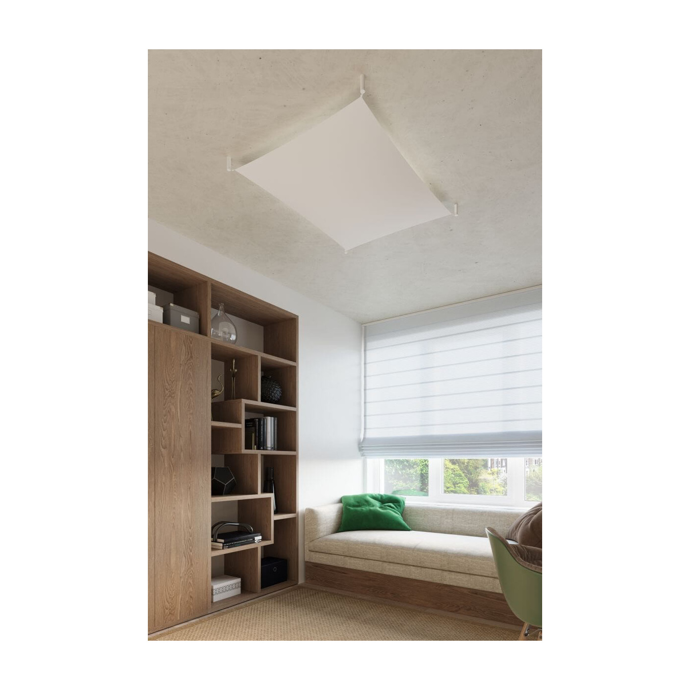 Plafon Luna 2 Biały SL.0738 Sollux