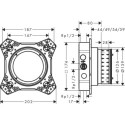 Element Podtynkowy Ibox Universal 01500180 Hansgrohe