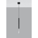 Lampa Wisząca Mozaica 1 Czarny/Chrom SL.0885 Sollux